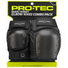 ProTec Athletics Knee/Elbow Pad Set, Black - LG