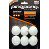 Escalade Sports Three-Star Ping-Pong Balls (6 Pack) White