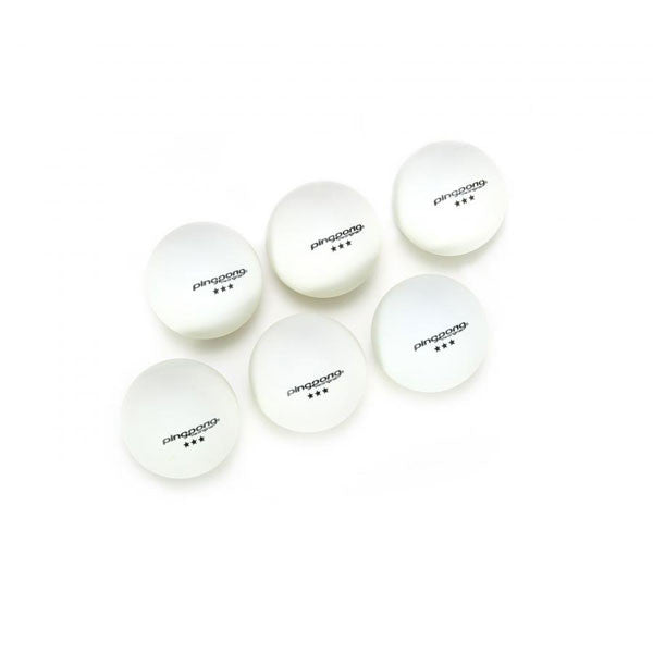 Three-Star Ping-Pong Balls (6 Pack), Escalade Sports Three-Star Ping-Pong Balls (6 Pack)