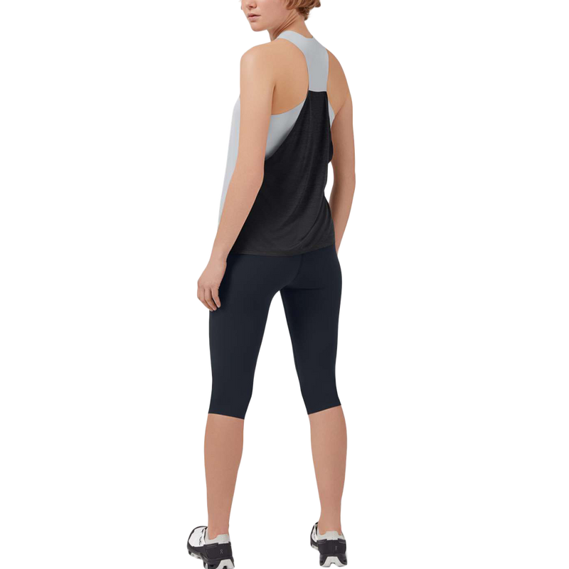 Women's Tank T, On Women's Tank T Glacier/Black