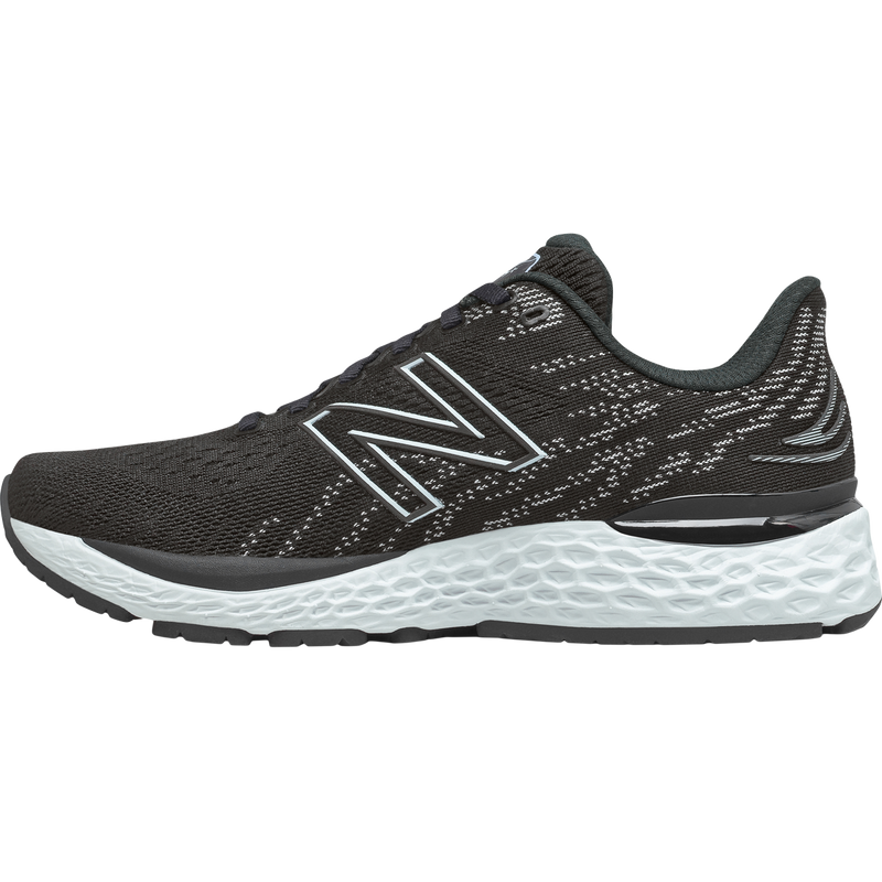 Women's Fresh Foam 880 v11 - D, New Balance Women's Fresh Foam 880 v11 - D E11-Black/Star Glo