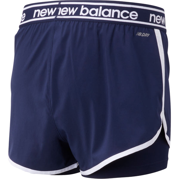 Women's Relentless 2-in-1 Short, New Balance Women's Relentless 2-in-1 Short BK-Black