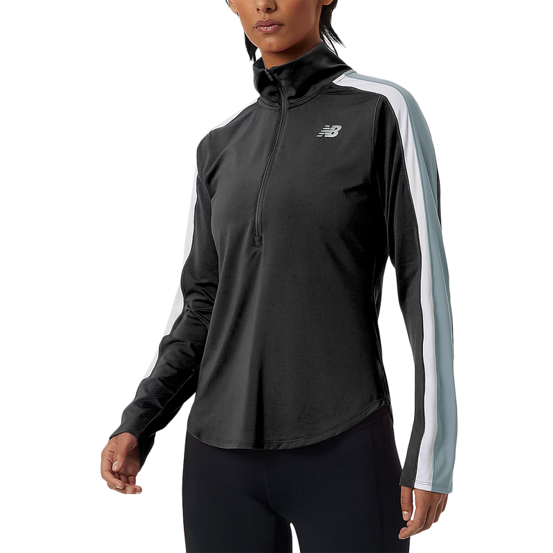 Women's Accelerate 1/2 Zip, New Balance Women's Accelerate 1/2 Zip 001-Black