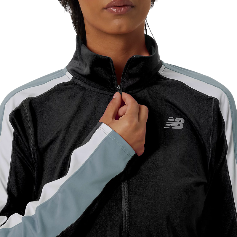 Women's Accelerate 1/2 Zip, New Balance Women's Accelerate 1/2 Zip 001-Black