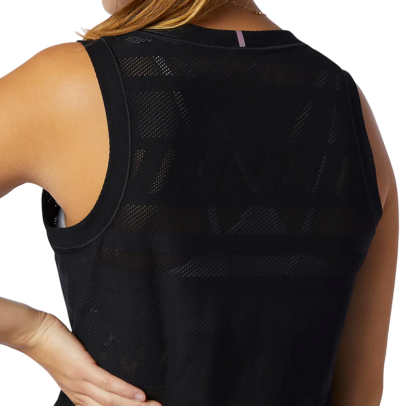 Women's Q Speed Fuel Jacquard Tank, New Balance Women's Q Speed Fuel Jacquard Tank 001-Black