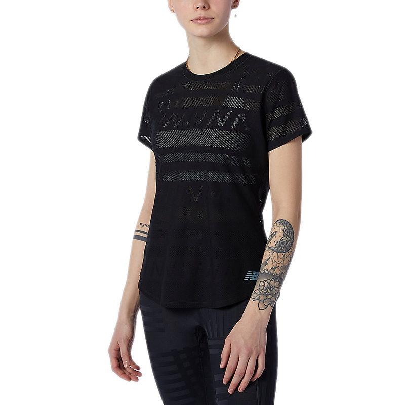 Women's Q Speed Jacquard Short Sleeve, Featured Image