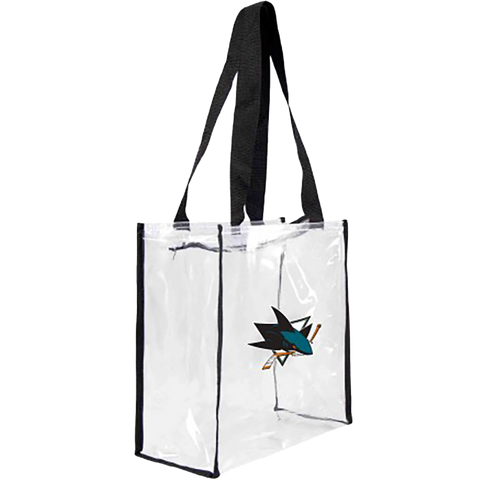 Sharks Clear Square Stadium Tote